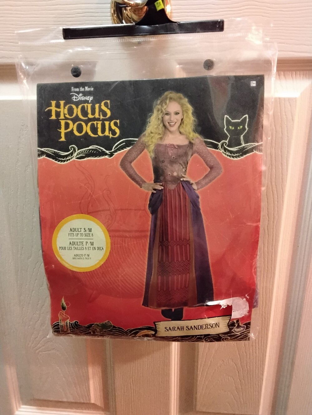 Disney Hocus Pocus Sarah Sanderson Halloween Costume Adult Size S/M (Up To Sz 8)